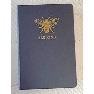 PlanAhead Bee Kind Faux Leather Hardcover Lined Journal Notebook